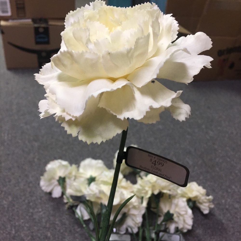 Faux flower stems